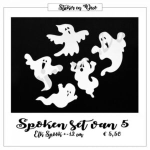 Halloween Spoken raamsticker set sticker en deco