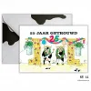 66 25 Jaar getrouwd koeienkaart particulier wenskaart koe cartoon kaart