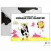 74 de hoogste tijd voor zomer een kaartje koeienkaart particulier wenskaart koe cartoon kaart