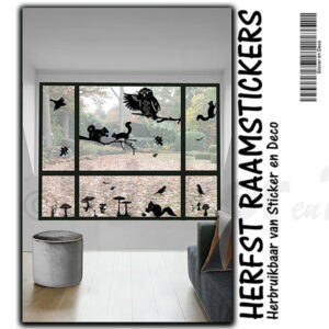 Herfst Winter Raamstickers