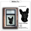 Raamsticker Franse Bulldog Sticker en Deco