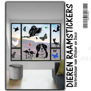 Dieren Raamstickers