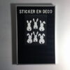 haasjes mini herbruikbare raamsticker